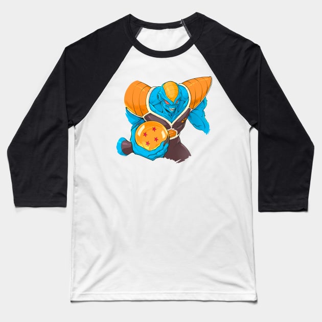 The Fastest Ginyu Baseball T-Shirt by Mikeycomix